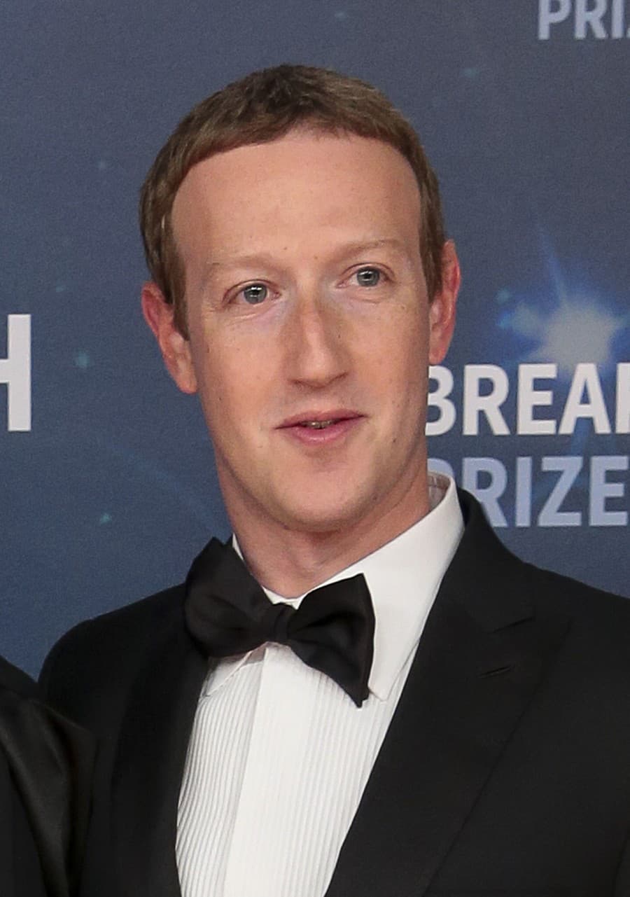 Miliardár Mark Zuckerberg.