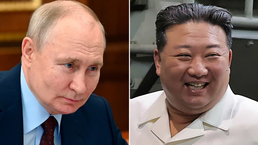 Vladimír Putin a Kim