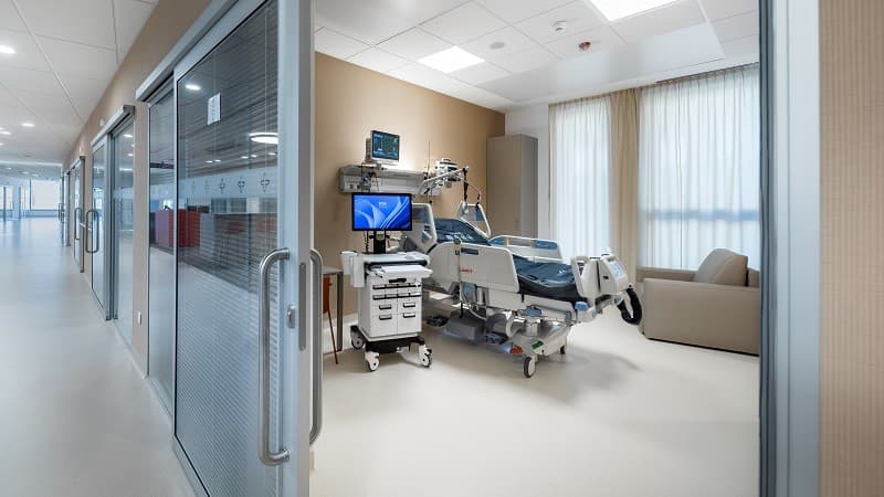  V Nemocnici Bory sú len jednolôžkové izby s vlastným sociálnym zariadením.