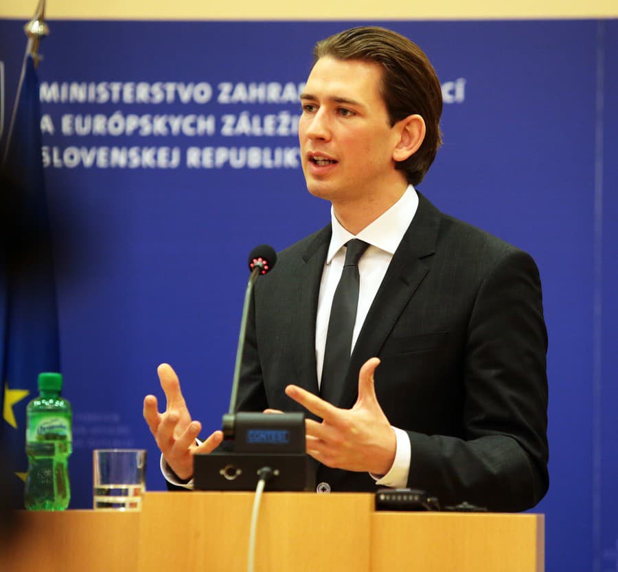 Sebastian Kurz počas návštevy