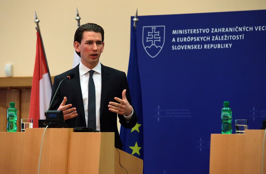 Sebastian Kurz počas návštevy