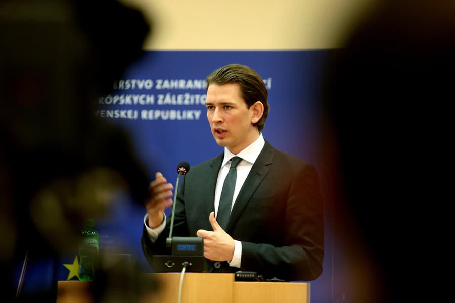 Sebastian Kurz počas návštevy