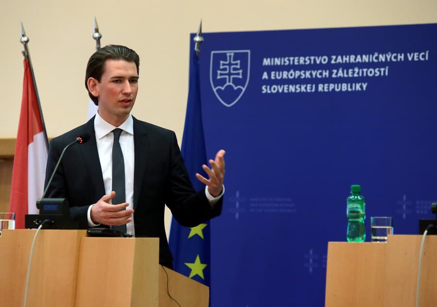 Sebastian Kurz počas návštevy