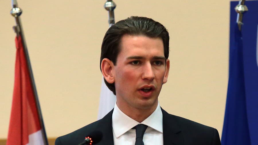 Sebastian Kurz počas návštevy