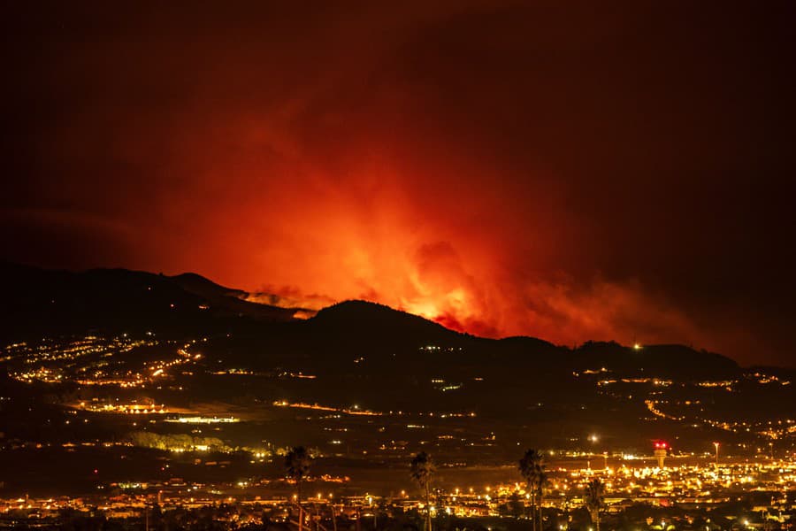 Požiar na Tenerife