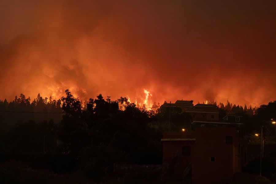 Požiar na Tenerife