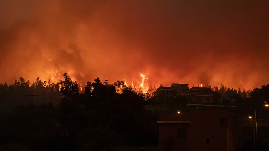 Požiar na Tenerife