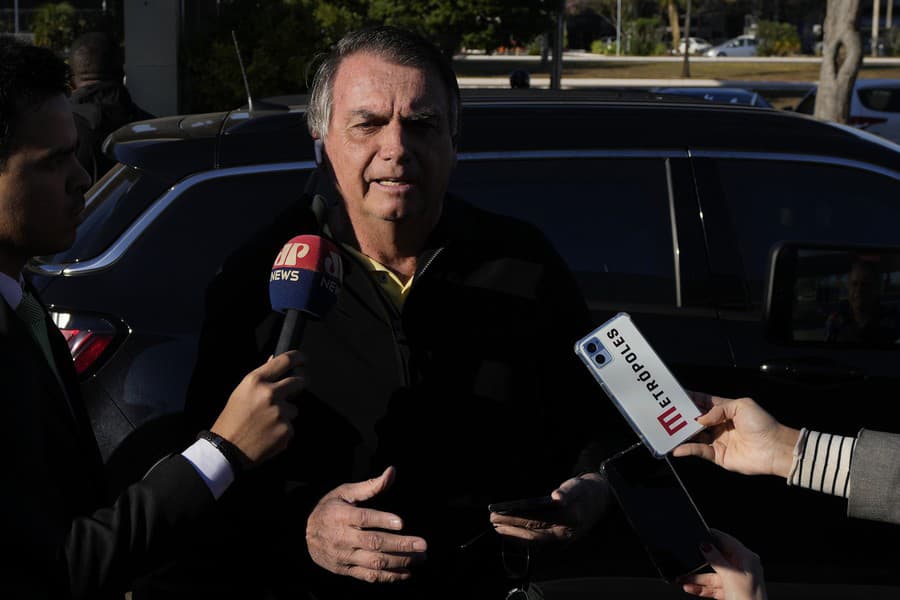 Brazílsky exprezident Jair Bolsonaro.