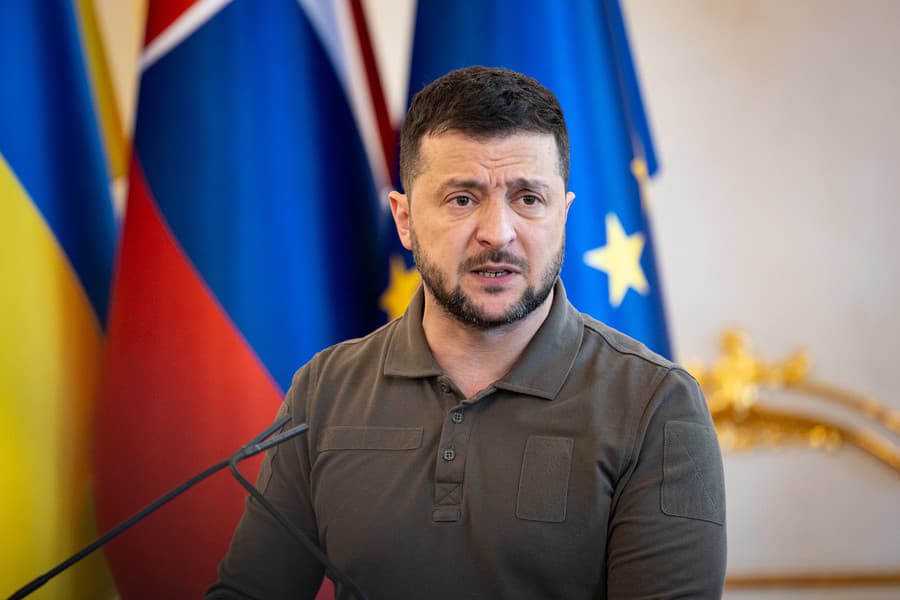 Ukrajinský prezident Zelenskyj.