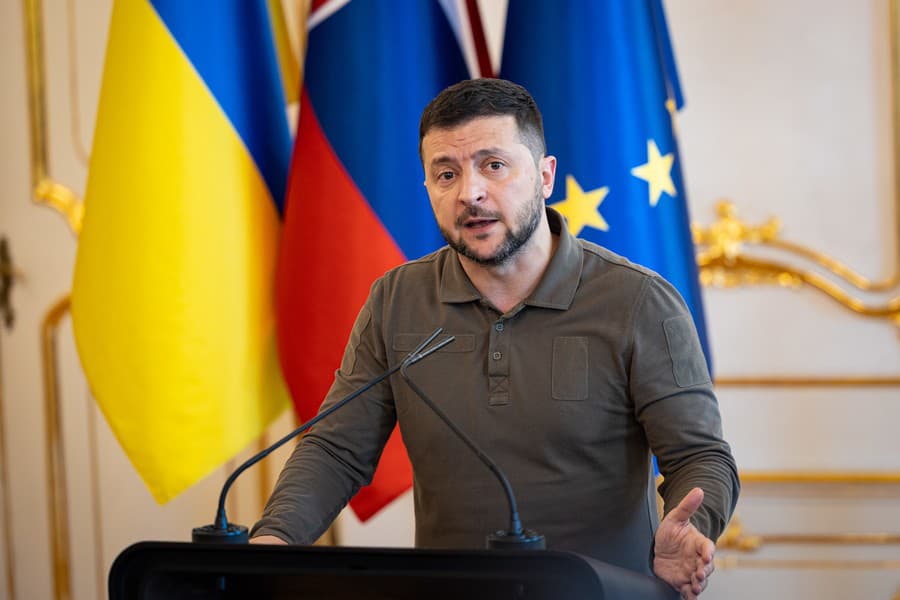 Ukrajinský prezident Zelenskyj.