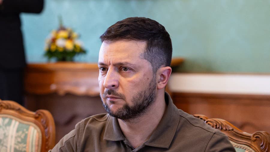 Ukrajinský prezident Zelenskyj.