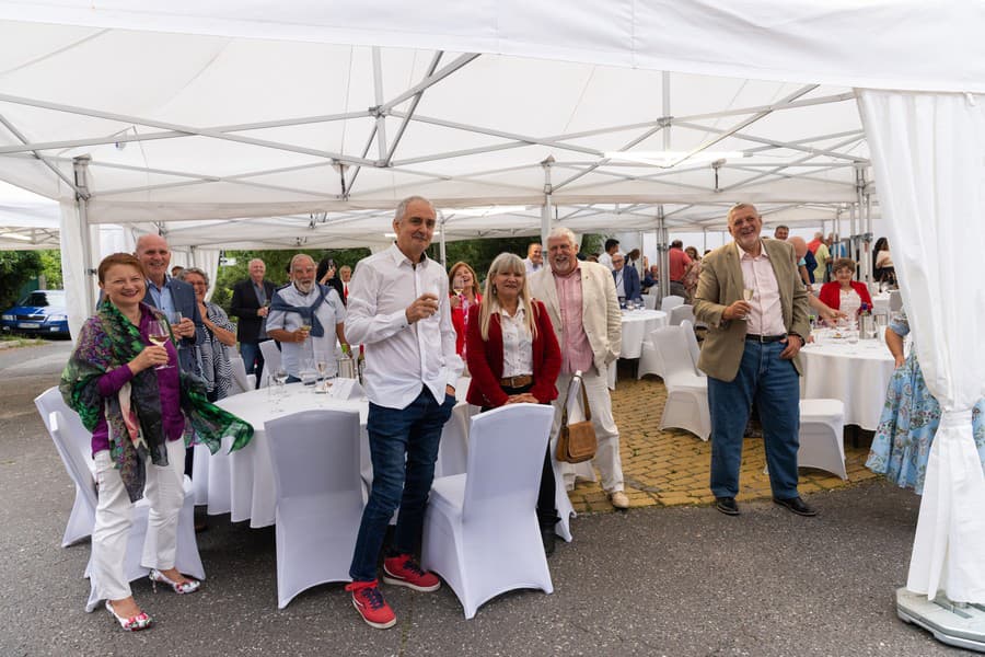 Oliver Andrásy na oslave