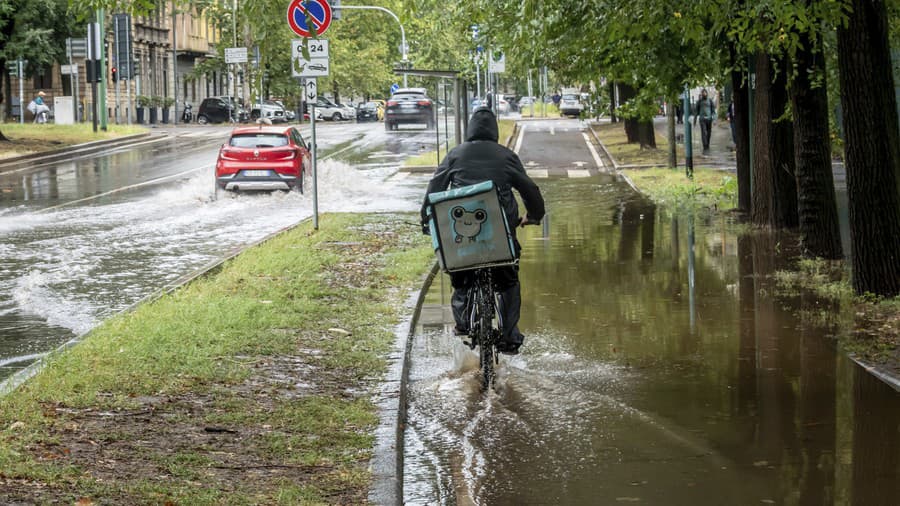 Sever Talianska postihli búrky