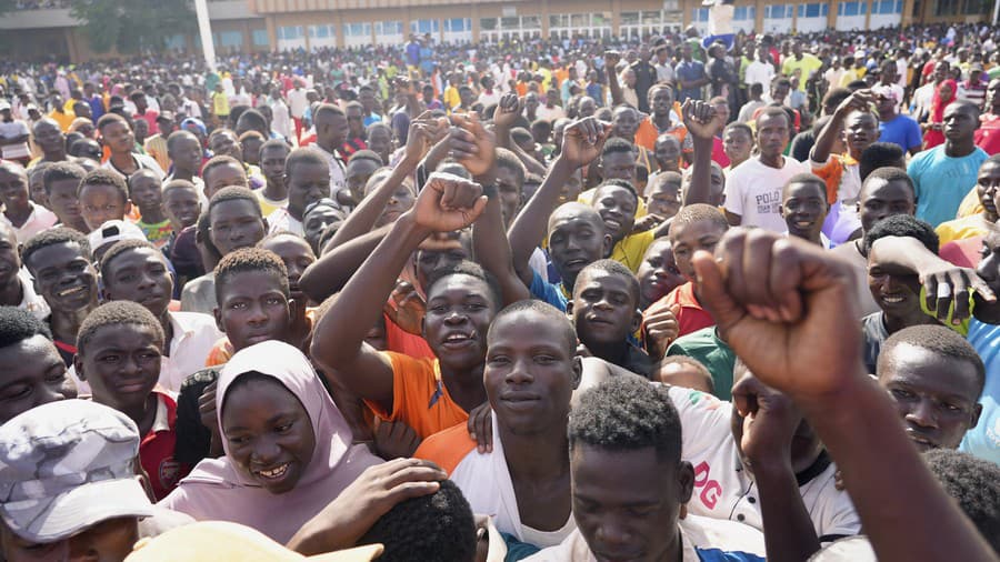 Tisíce ľudí v Niamey