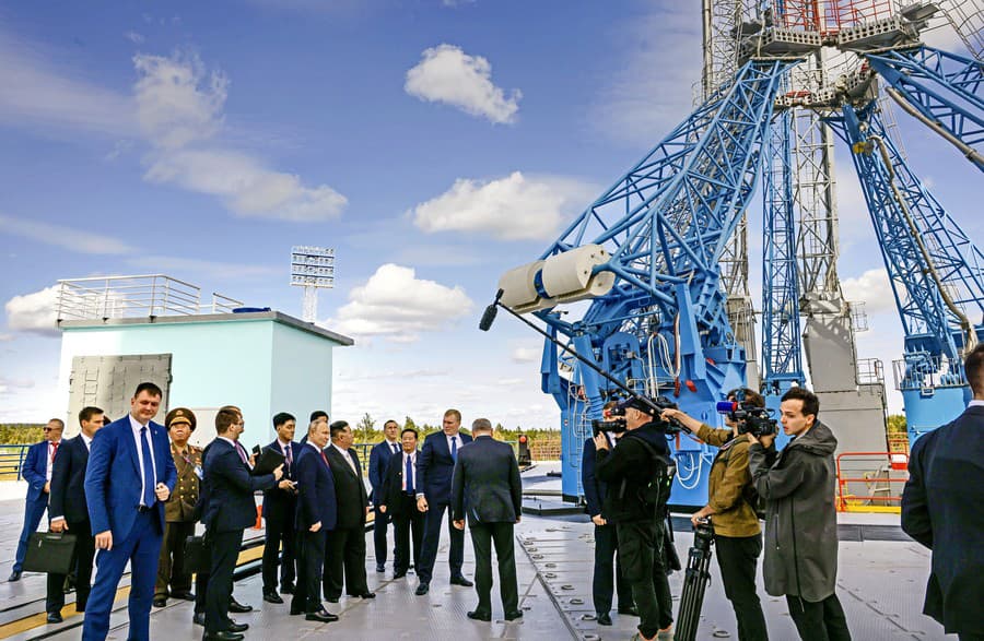 Miestom stretnutia oboch lídrov sa stal ruský kozmodróm Vostočnyj.