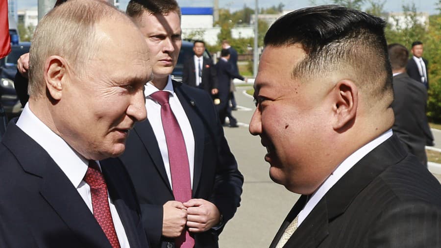 Vladimir Putin a Kim