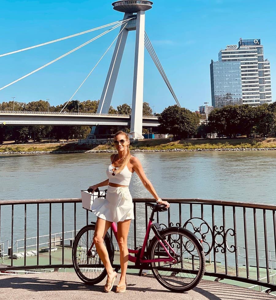 Verešová zobrala bicykel a