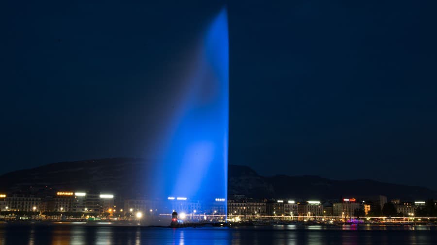 Fontána Jet d’Eau v