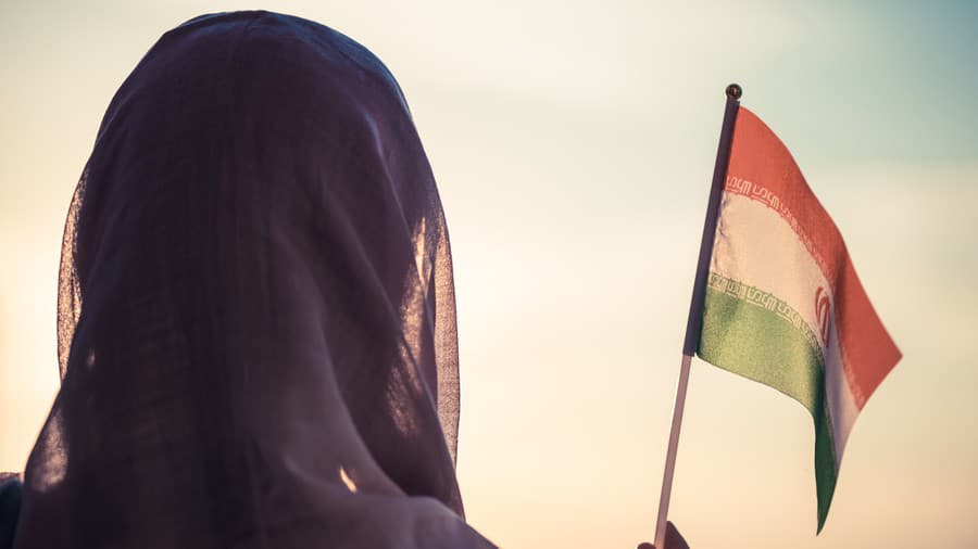 Muslim woman in scarf