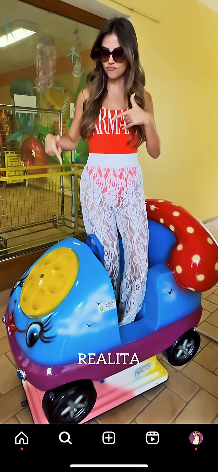 Misska si z celej veci urobila žart.