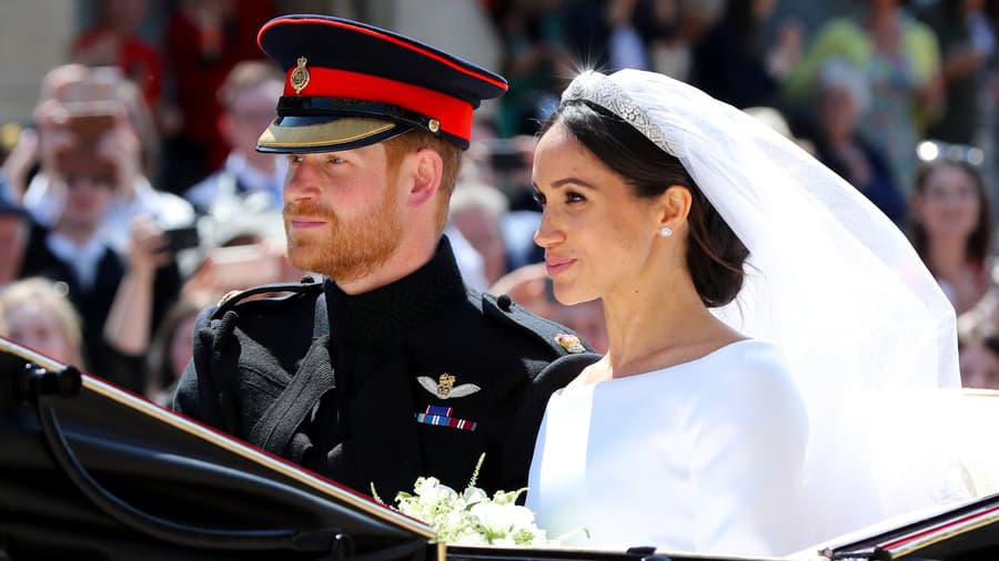 Princ Harry a Meghan Markle sa vzali v roku 2018. 