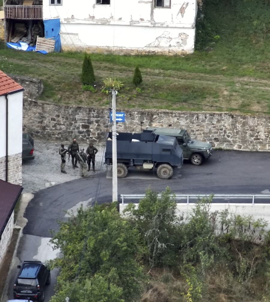 Policajná blokáda na severe