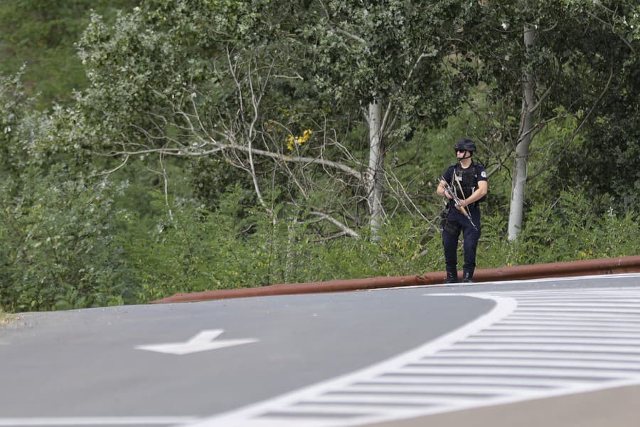 Policajná blokáda na severe