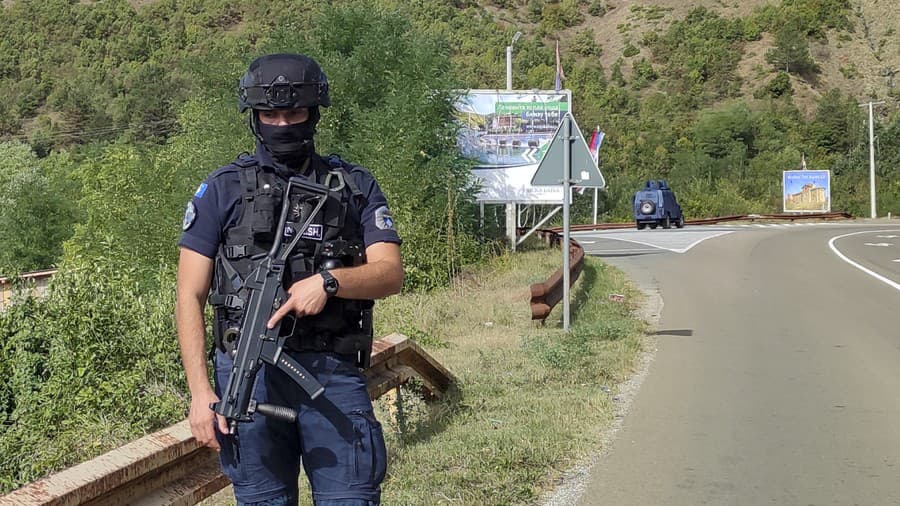 Policajná blokáda na severe