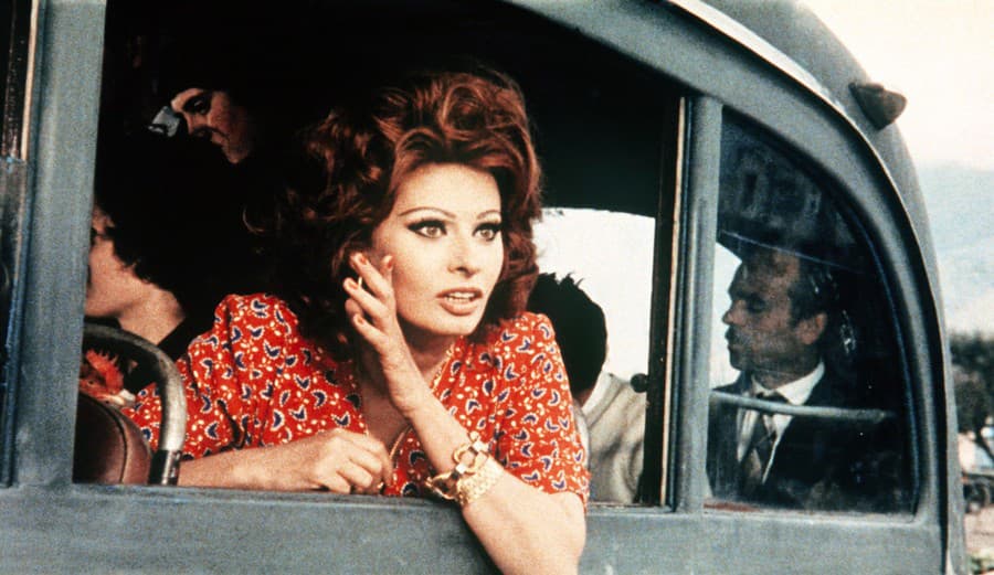 Talianska herečka Sophia Loren.