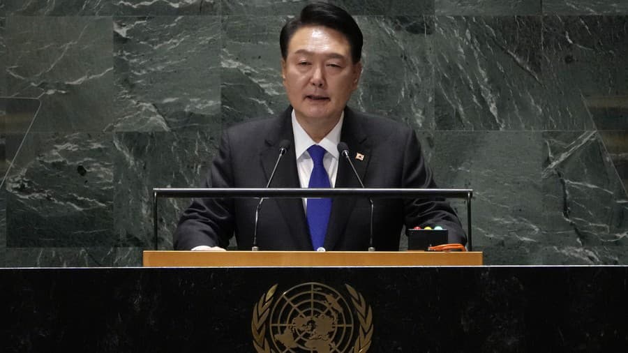 Juhokórejský prezident Jun Sok-jol.