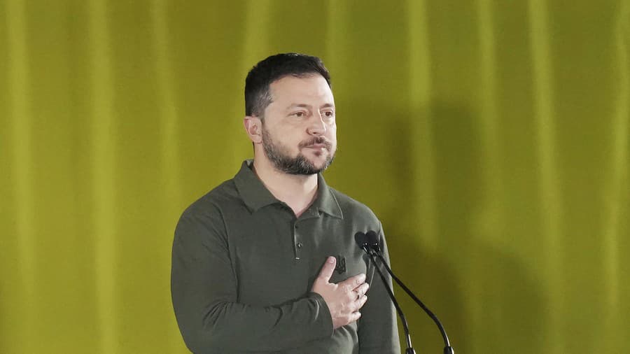 Ukrajinský prezident Volodymyr Zelenskyj.