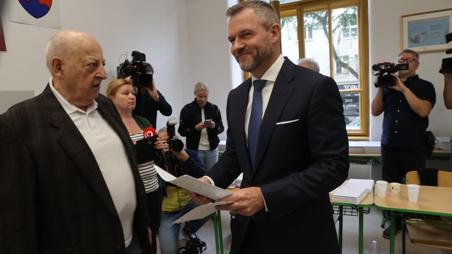 Peter Pellegrini bol voliť