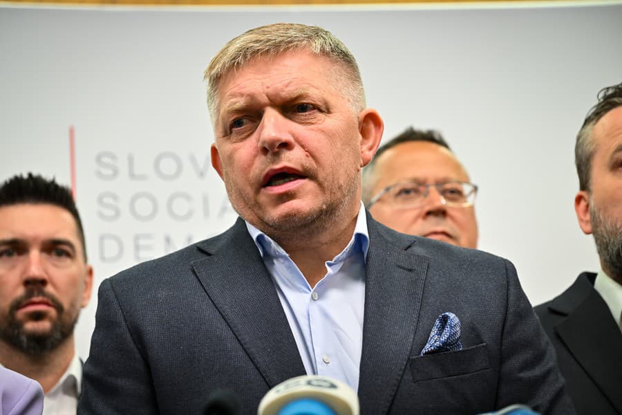Predseda strany Smer-SSD Robert Fico