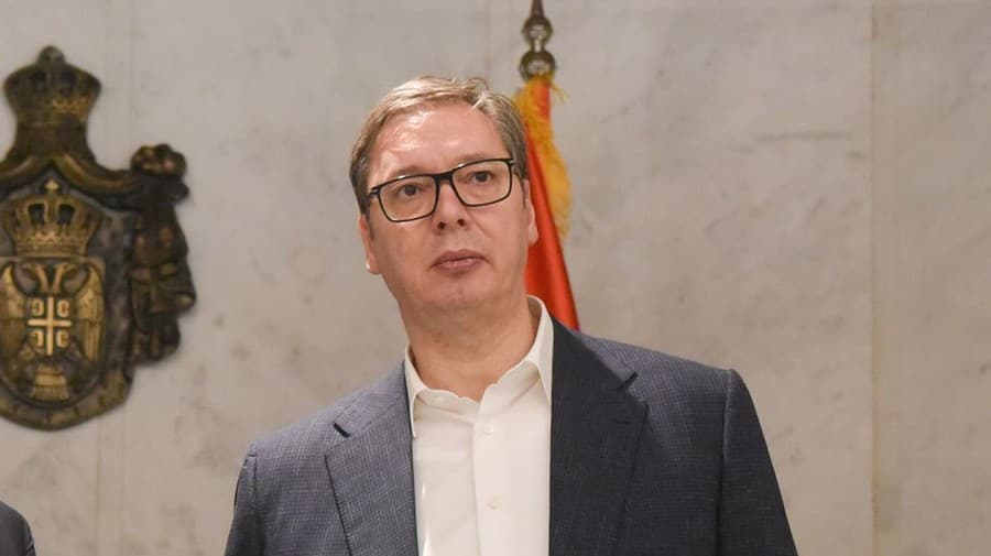 Srbský prezident Aleksandar Vučič.