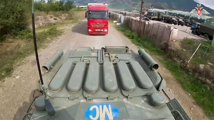 Obrnené vozidlo príslušníkov ruského
