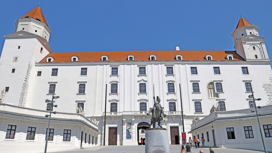 Súčasná podoba Bratislavského hradu
