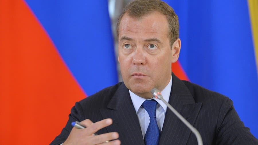 Zástupca predsedu ruskej Bezpečnostnej rady Dmitrij Medvedev.