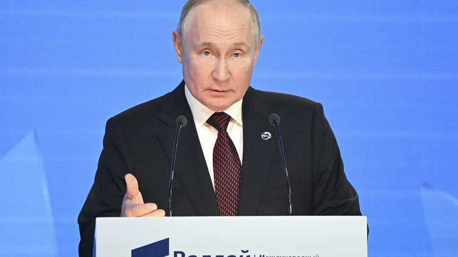 Ruský prezident Vladimir Putin.