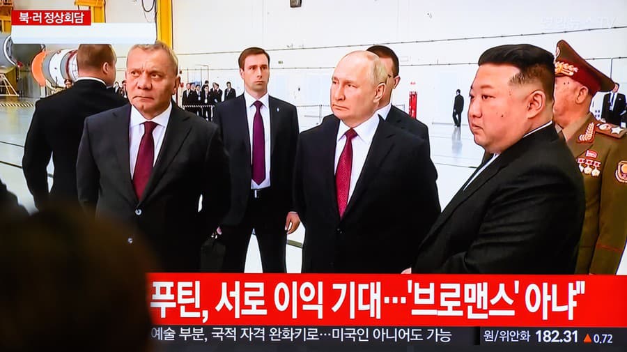 Vladimir Putin a Kim