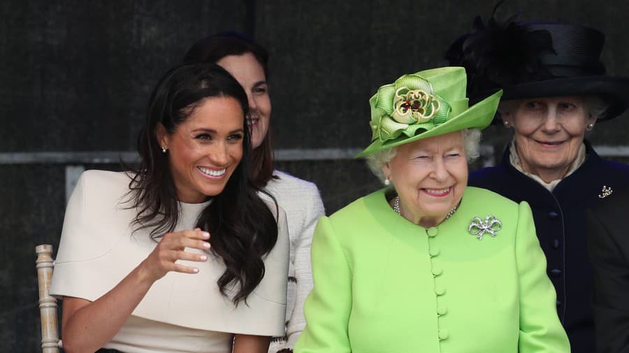 Meghan Markle s kráľovnou