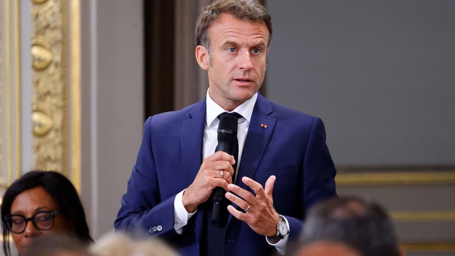 Francúzsky prezident Emmanuel Macron.