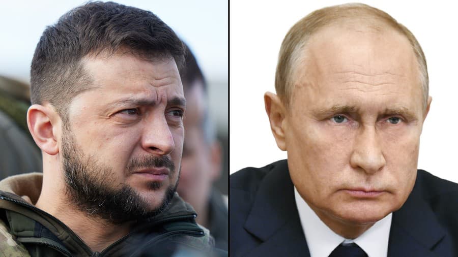 Zelenskyj a Putin