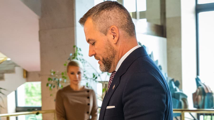 Peter Pellegrini na ustanovujúcej schôdzi.