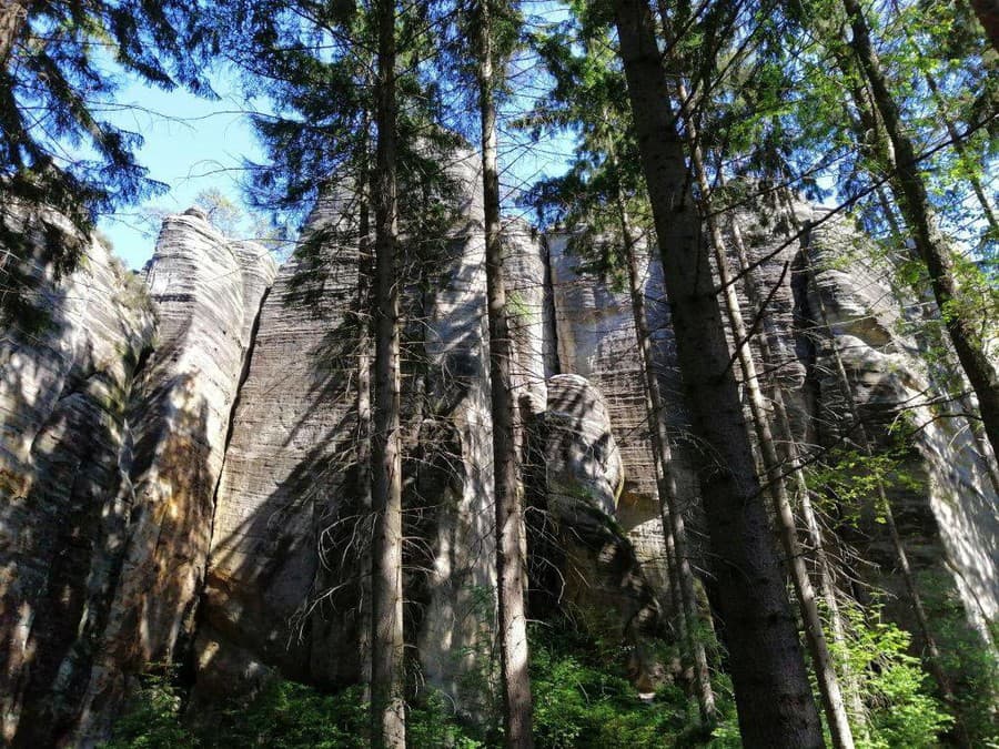 Skalné mesto Adršpach je