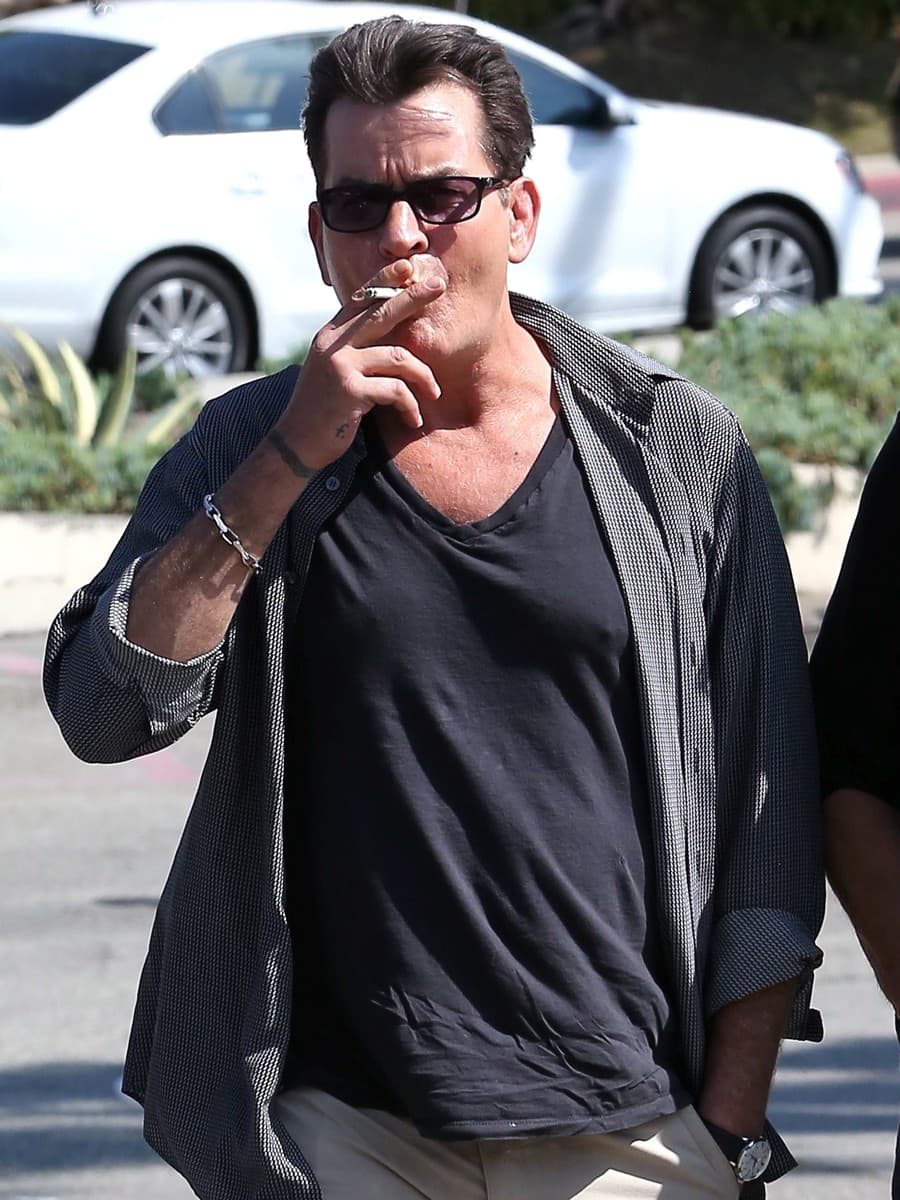 Herec Charlie Sheen.