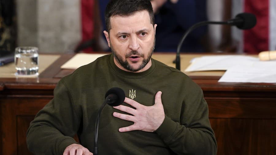 Ukrajinský prezident Volodymyr Zelenskyj.