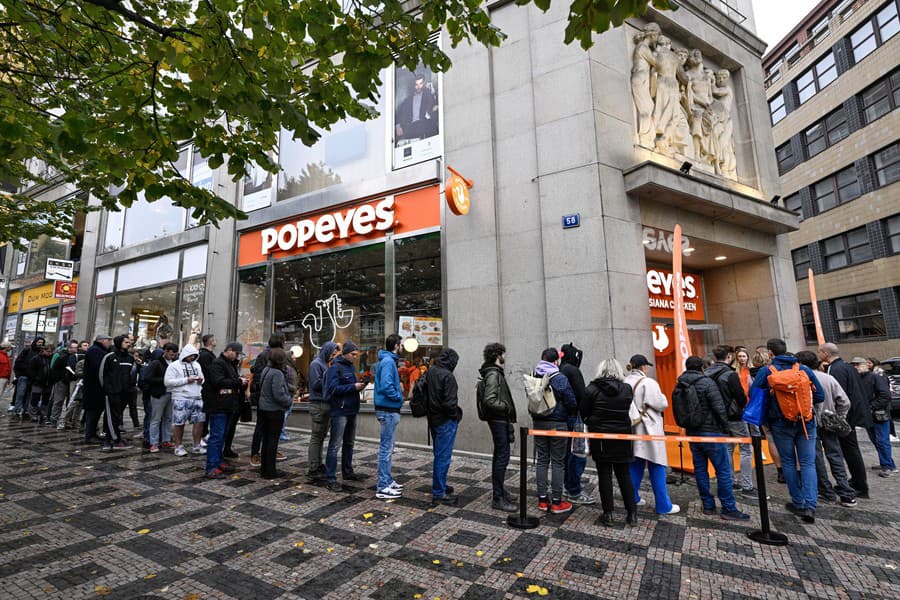 Otvorenie reštaurácie Popeyes na