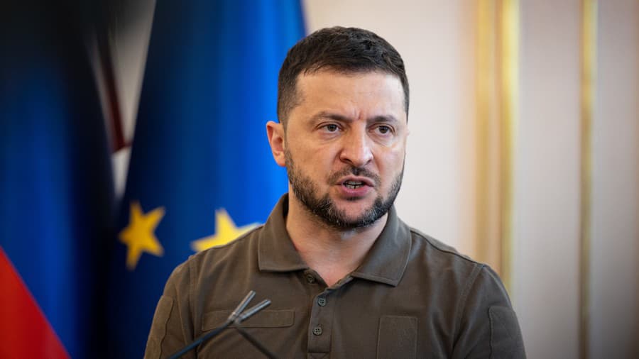 Ukrajinský prezident Volodymyr Zelenskyj