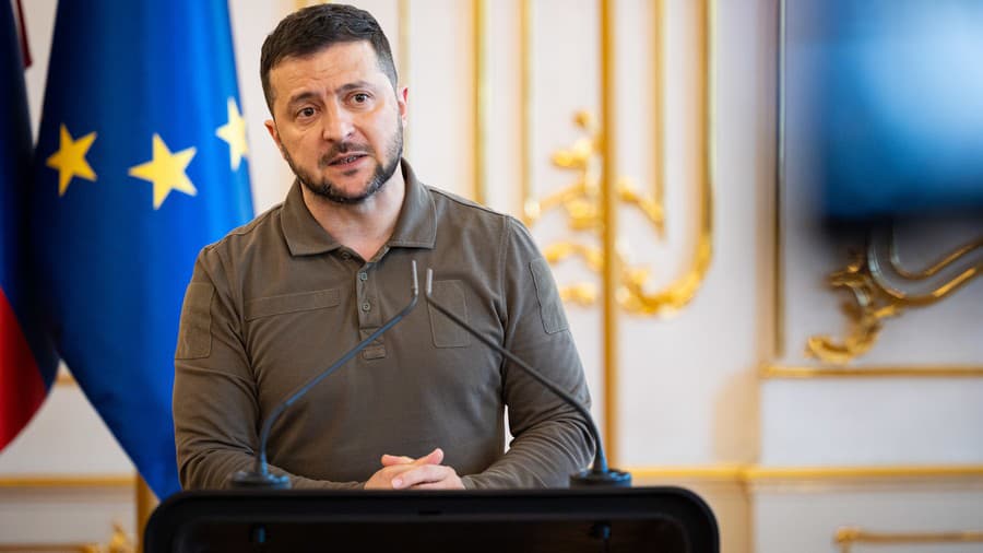 Ukrajinský prezident Volodymyr Zelenskyj