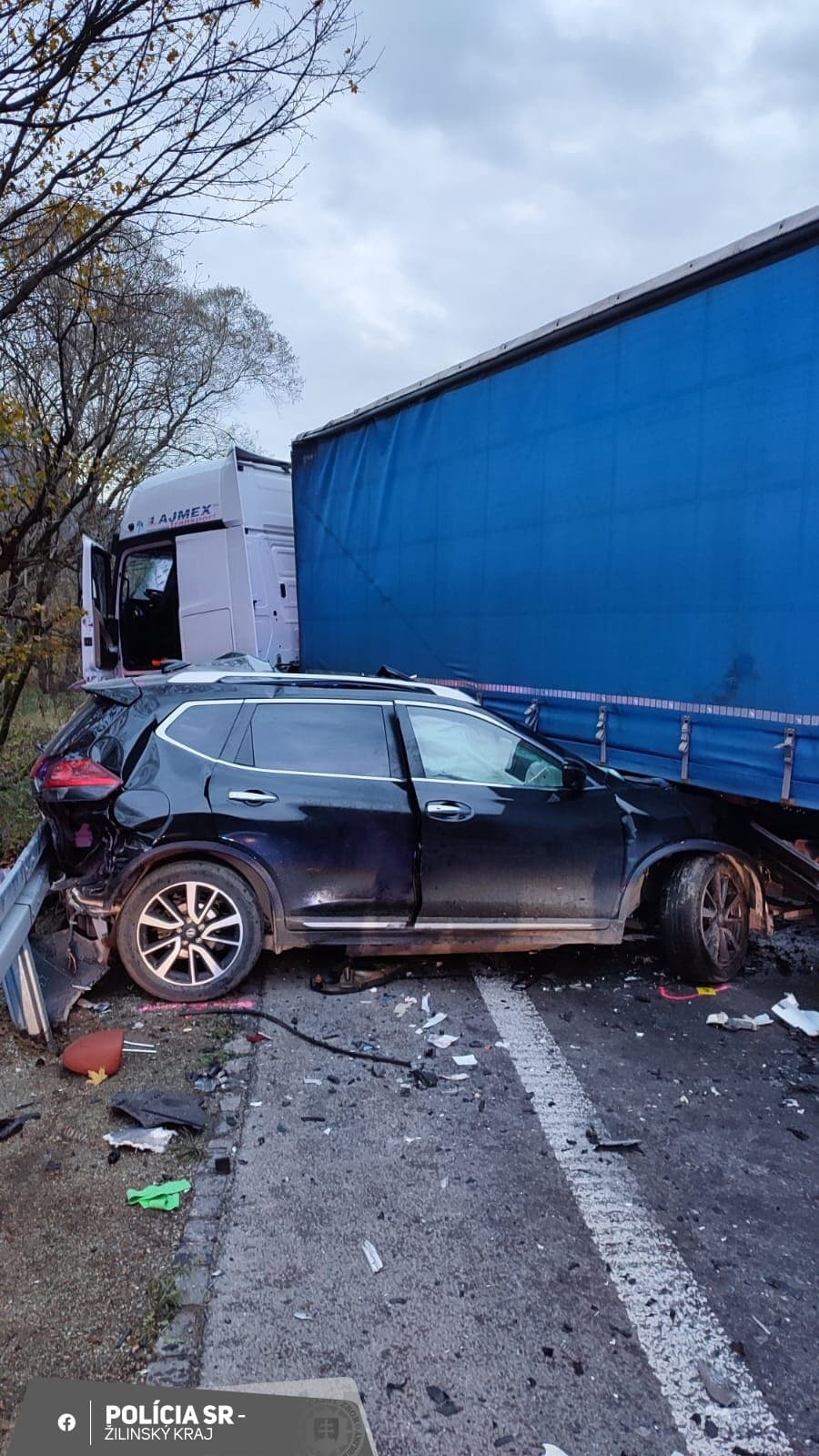 Kamión a osobné auto